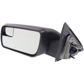 2013-2019 Ford Flex Door Mirror Left Driver Side Power Non Heated With Blind Spot Text Cover OEM# DA8Z17683AA-PFM PL# FO1320443