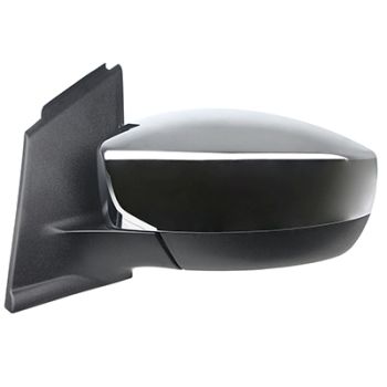 2013-2016 Ford Escape Door Mirror Left Driver Side Power Non Heated Without Signal Without BSD Chrome OEM# CJ5Z17683BA-PFM PL# FO1320513