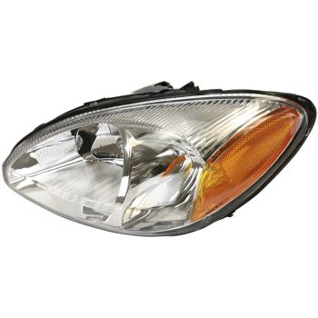 FORD TAURUS HEAD LAMP LEFT (Driver Side) (W/CHR BEZEL)(W/O CENTENNIAL EDITION) OEM#1F1Z13008AB 2000-2007 PL# FO2502169