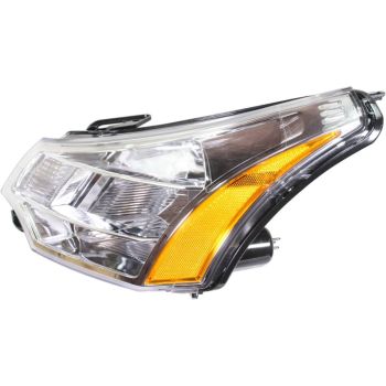 FORD FOCUS HEAD LAMP ASSY LEFT (Driver Side) CHROME (SD)(EXC 10-11 SES)**CAPA** OEM# 8S4Z13008F 2008-2011 PL# FO2502244C