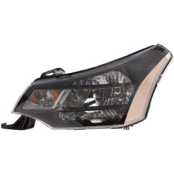 FORD FOCUS HEAD LAMP ASSY LEFT (Driver Side) BLACK (CP)( S/D 10-11 SES MDL) OEM#9S4Z13008D 2008-2011 PL# FO2502269