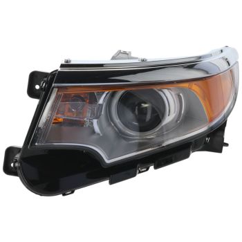 FORD TRUCKS & VANS EDGE HEAD LAMP ASSY LEFT (Driver Side) (HALOGEN)(W/BRIGHT CHROME BEZEL)(EXC SPORT) OEM#BT4Z13008B 2011-2014 PL# FO2502291