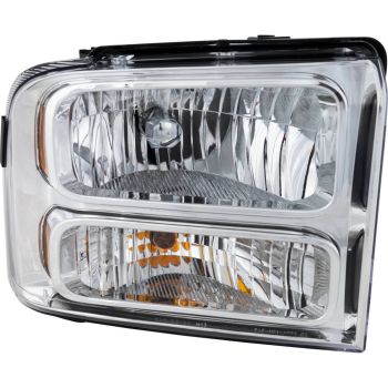 FORD TRUCKS & VANS FORD/PU (F250/350/450/550) Super Duty HEAD LAMP/PARK LAMP ASSEMBLY RIGHT (Passenger Side) (W/CHR HUSG)(COMPOSITE) OEM#6C3Z13008AB 2005-2007 PL# FO2503217
