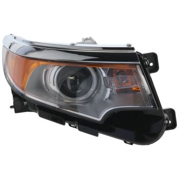 FORD TRUCKS & VANS EDGE HEAD LAMP ASSY RIGHT (Passenger Side) (HALOGEN)(W/BRIGHT CHROME BEZEL)(EXC SPORT) OEM#BT4Z13008A 2011-2014 PL# FO2503291