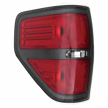 FORD TRUCKS & VANS FORD/PU (F150)(EXC SVT RAPTOR) TAIL LAMP UNIT LEFT (Driver Side) (FX2)(GREY ACCENTS) OEM# BL3Z13405AA (P) 2010-2014 PL# FO2818150
