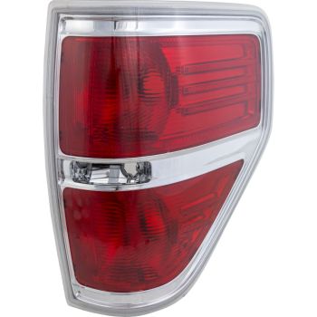 FORD TRUCKS & VANS FORD/PU F150 (EXC SVT RAPTOR) TAIL LAMP UNIT RIGHT (Passenger Side) (STYLESIDE)(CHROME TRIM)**CAPA** OEM#BL3Z13404B 2009-2014 PL# FO2819143C