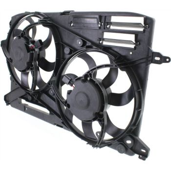 FORD FUSION RADIATOR & A/C FAN ASSEMBLY (DUAL FAN) 1.6L OEM#DG9Z8C607B 2013-2016 PL# FO3115196