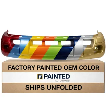 2002-2009 CHEVROLET TRAILBLAZER Front Bumper Premium Textured Gray with Fog Lamp Holes without 2 Tone CAPA Certified OEM# 88937047 PL# GM1000639C