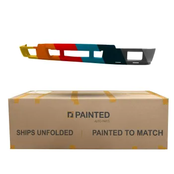 ISUZU ISUZU/PU FRONT BUMPER COVER LWR TEXT-D.GRAY(W/FOG)**CAPA** OEM#12335805 2006 PL# GM1000722C