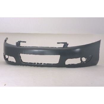 CHEVROLET IMPALA / IMPALA LIMITED (2pc T/L) FRONT BUMPER COVER BLACK (W/FOG)(LT) OEM#89025048-PFM 2006-2016 PL# GM1000889