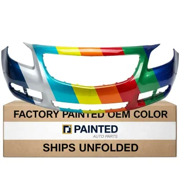 2011-2013 BUICK REGAL Front Bumper OEM 13243355 Without Tow Hook Without Trim Panel EXC GS PL# GM1000923