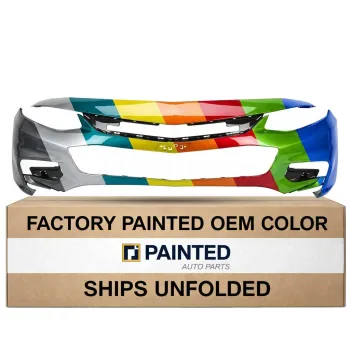 2016-2018 CHEVROLET MALIBU HYBRID Front Bumper w LED DRL w/o Park Assist w/o Parallel Park Assist OEM# 84042377 PL# GM1000998