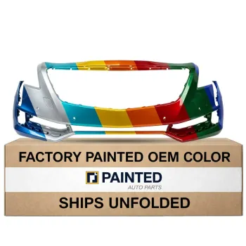 2016-2018 CADILLAC CT6/CT6-V Front Bumper w/ 6 Sensors w/o Radar Cruise CAPA OEM# 84227265 PL# GM1000A04C