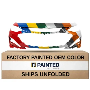 2019-2024 CHEVROLET MALIBU Front Bumper with Parallel Park Assist CAPA OEM 84543707 PL# GM1000A38C