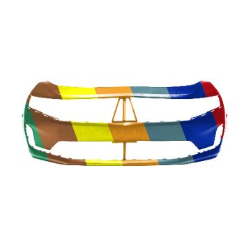 CHEVROLET CAMARO FRONT BUMPER COVER PRIMED (1LS/1LT/2LT/3LT/LT1)(WO/PERFORMANCE PKG)**CAPA** OEM#84543062 2019-2024 PL# GM1000A50C