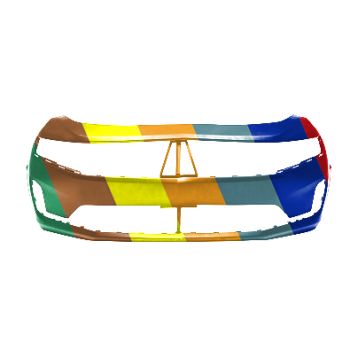 CHEVROLET CAMARO FRONT BUMPER COVER PRIMED (1LS/1LT/2LT/3LT/LT1)(W/PERFORMANCE PKG)**CAPA** OEM#84543060 2019-2024 PL# GM1000A51C