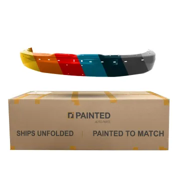 GM TRUCKS & VANS CHEVY/GMC/VAN(Express/Savana) FRONT BUMPER BLACK OEM#22872781 2003-2025 PL# GM1002425