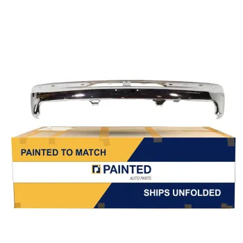 1999-2002 CHEVROLET SILVERADO Chrome Front Bumper with Bracket OEM# 12336026-PFM PL# GM1003127