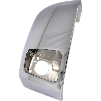 GM TRUCKS & VANS SILVERADO/PU 2500/3500 (CHEVY) FRONT BUMPER END RIGHT CHROME (W/FOG) OEM#15839252 2007-2010 PL# GM1017108