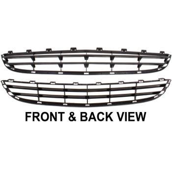 SATURN AURA HYBRID GRILLE LOWER INNER BLACK OEM#22722230 2007-2008 PL# GM1036115