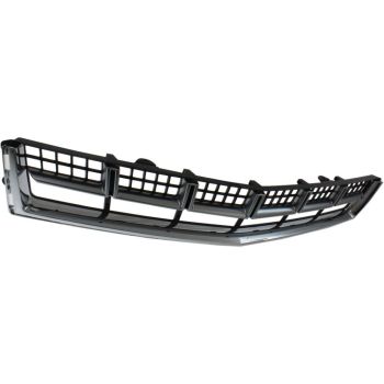 CADILLAC SRX FRONT BUMPER GRILLE CENTER CHR/BLK **CAPA** OEM#22739004 2013-2016 PL# GM1036167C
