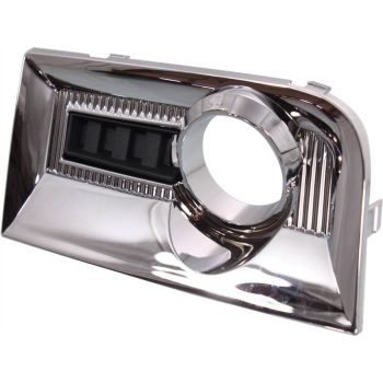 GM TRUCKS & VANS TERRAIN /TERRAIN DENALI (GMC) FOG LAMP BEZEL LEFT (Driver Side) CHROME (EXC DENALI) OEM#25818477 2010-2015 PL# GM1038123