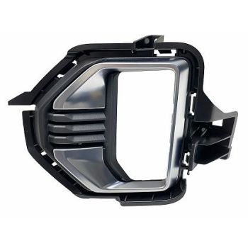 GM TRUCKS & VANS CANYON (GMC)  FOG LAMP BEZEL LEFT (Driver Side) SATIN-CHROME/BLACK (W/FOG)(AT4) OEM#84693862 2021 PL# GM1038277