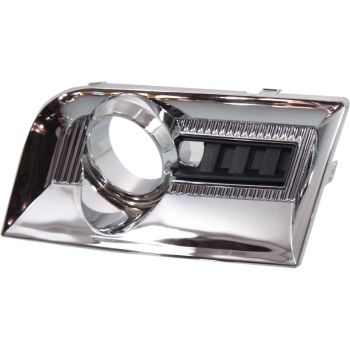 GM TRUCKS & VANS TERRAIN /TERRAIN DENALI (GMC) FOG LAMP BEZEL RIGHT (Passenger Side) CHROME (EXC DENALI) OEM#25818476 2010-2015 PL# GM1039123