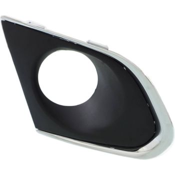 GM TRUCKS & VANS TRAX FOG LAMP COVER/BEZEL ASSEMBLY RIGHT (Passenger Side) CHR/BLK (W/FOG) OEM#95095473 2015-2016 PL# GM1039181
