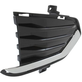 CADILLAC XT5 FOG LAMP COVER RIGHT (Passenger Side) BLACK W/SATIN CHROME MOLDING OEM#84107961 2017-2023 PL# GM1039205