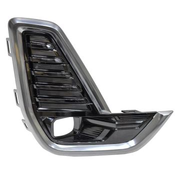 GM TRUCKS & VANS ACADIA  (NEW) FOG LAMP COVER RIGHT (Passenger Side) SATIN-CHROME/BLACK (W/FOG)(EXC DENALI) OEM#84904729 2020-2022 PL# GM1039251