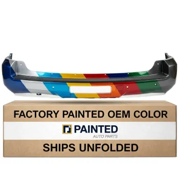 2007-2014 Chevrolet Tahoe Rear Bumper without Chrome Molding with Sensor OEM# 20951793 PL# GM1100783