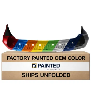 2007-2014 Chevrolet Tahoe Rear Bumper without Chrome Molding with Sensor CAPA OEM# 20951793 PL# GM1100783C
