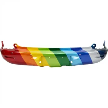 2009-2012 CHEVROLET TRAVERSE Rear Bumper Dark-Gray w/Sensor Single Exhaust OEM 20969813 PL# GM1100842