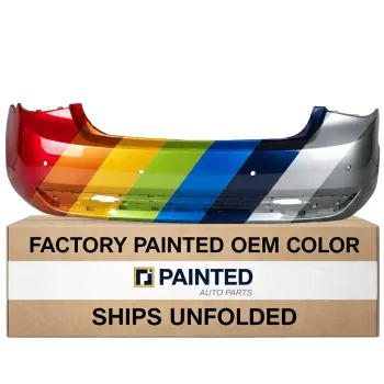 2013-2016 CHEVROLET CRUZE CRUZE LIMITED Rear Bumper w Lower Insert w Parking Sensor w Side Sensor Bracket CAPA OEM #95324779 PL# GM1100952C