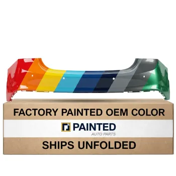 2016-2018 CHEVROLET MALIBU NEW Rear Bumper w/ Parking Sensor Parallel Park Assist Blind Spot OEM# 84276884 PL# GM1100981