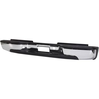 GM TRUCKS & VANS SIERRA/PU (GMC) (07 OLD STYLE) STEP BUMPER ASSEMBLY CHR(FLEETSIDE)(2500HD/3500) OEM#12473000-PFM 1999-2007 PL# GM1103129