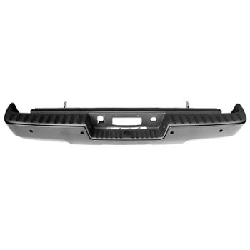 GM TRUCKS & VANS SILVERADO/PU 1500 (19 OLD STYLE) REAR STEP BUMPER ASSEMBLY BLACK (WO/SENSOR(WO/CORNER STEP)**CAPA** OEM#23108143-PFM (P) 2014-2019 PL# GM1103178C