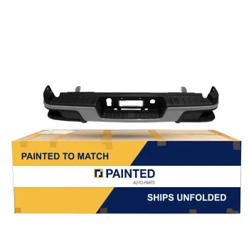 2015-2022 Chevrolet Colorado Rear Step Bumper Assembly Painted without Sensor Excludes ZR2 Bison Pkg OEM# 84568267-PFM PL# GM1103180