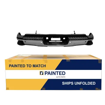 2015-2019 CHEVROLET GMC SIERRA Step Bumper Assembly Chrome Rear W/Sensor WO/Hitch Bar OEM# 84204606-PFM PL# GM1103183