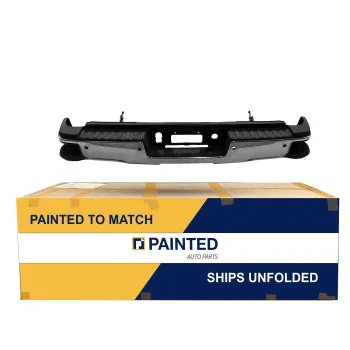 2015-2019 GMC Sierra 2500/Chrome Step Bumper Assembly Single Rear Wheel with Sensor and Hitch Bar OEM# 84204606-PFM PL# GM1103186