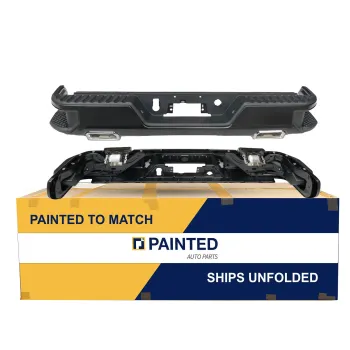 2019-2022 Chevrolet Silverado Rear Step Bumper Assembly Dual Exhaust WO BSD WO Hitch OEM# 84574364-PFM PL# GM1103210
