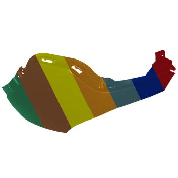 GM TRUCKS & VANS TRAX REAR BUMPER COVER RIGHT (Passenger Side) (MEXICO BUILT) OEM#95242009 2015-2016 PL# GM1117111