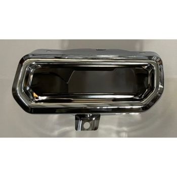 GM TRUCKS & VANS SILVERADO/PU 1500 (22 OLD STYLE) REAR BUMPER EXHAUST OPENING SLEEVE LEFT (Driver Side) (Driver Side) CHROME (DUAL EXHAUST) OEM#86513557 2019-2022 PL# GM1138106