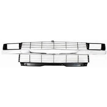 GM TRUCKS & VANS ASTRO VAN (CHEVY) GRILLE CHR/ARG(CHEVY) COMPOSITE HEAD/LAMP OEM#19130758 1995-2005 PL# GM1200371