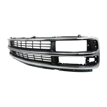 GM TRUCKS & VANS CHEVY/GMC/VAN(Express/Savana) GRILLE CHR(CHEVY)COMPOSITE HEAD/LAMP OEM#15037242 1996-2002 PL# GM1200382