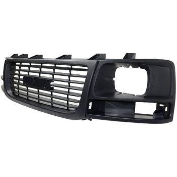 GM TRUCKS & VANS CHEVY/GMC/VAN(Express/Savana) GRILLE BLACK (SEALED BEAM HEAD/LAMP)(GMC) OEM#22881262 2003-2017 PL# GM1200531