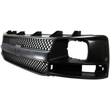GM TRUCKS & VANS CHEVY/GMC/VAN(Express/Savana) GRILLE BLACK (SEALED BEAM HEAD LAMP)(CHEVY)**CAPA** OEM#22816424 2003-2017 PL# GM1200538C