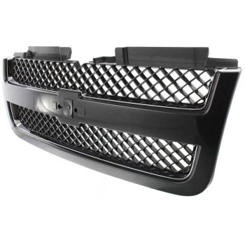 GM TRUCKS & VANS TRAILBLAZER GRILLE ASSEMBLY CHR/GRAY (LT MDL) (INNER & OUTER) OEM#19121044 2006-2009 PL# GM1200549