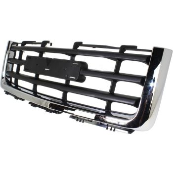 GM TRUCKS & VANS SIERRA/PU 1500 (GMC) GRILLE ASSY CHROME/BLACK(CHROME FRAME/ 3 BLACK BAR) **CAPA** OEM#22761792 2007-2013 PL# GM1200573C